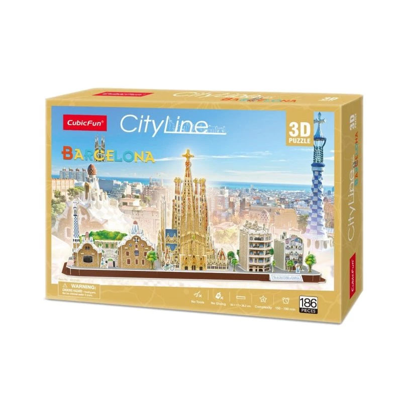 3D-palapeli - Barcelona - vaikeustaso: 4/8