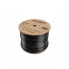Verkkokaapeli LANBERG Cat5e U/UTP LCU5-21CU-0305-BK, 305 m, 24 AWG, PVC-vaippa, musta
