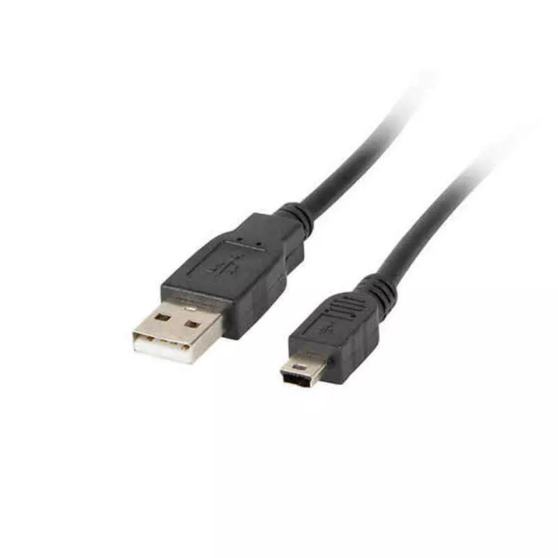 USB 2.0 -kaapeli Mini AM-BM5P 1,8 m musta
