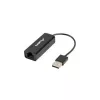 Lanberg NC-0100-01 USB 2.0 – RJ45 100 Mbit verkkosovitin, 0,15 m kaapeli