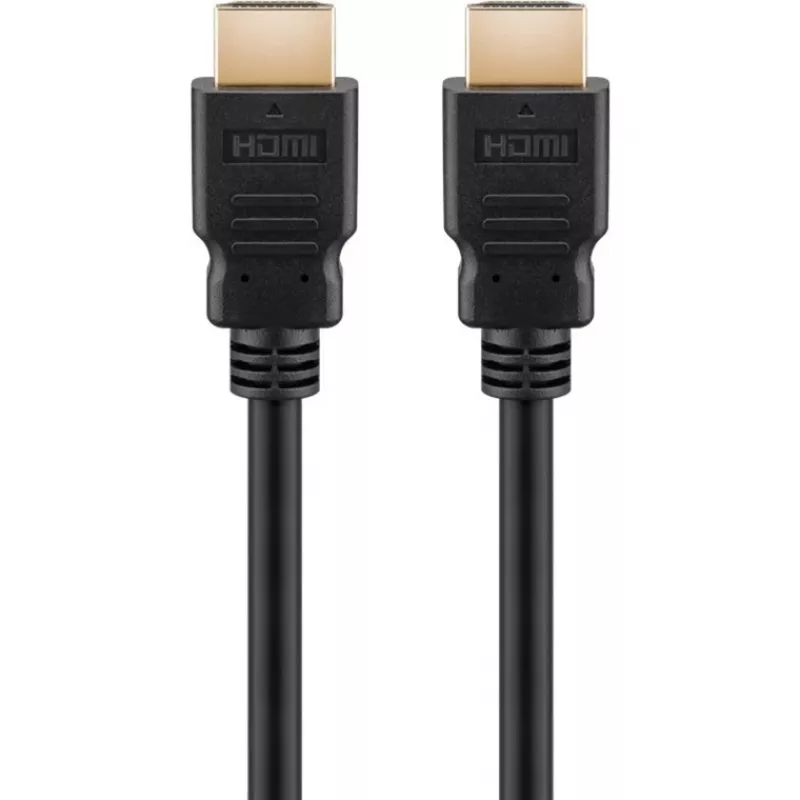 Goobay Series 2.1 8K Ultra High-Speed HDMI™ -kaapeli Ethernetillä, musta, 3 m - suurnopeuskaapeli 8K@60 Hz (47575)