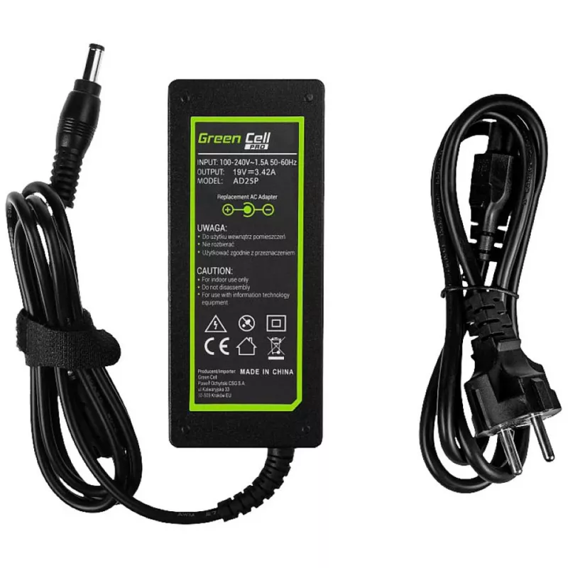 Green Cell AD25P virtalähde/invertteri sisäkäyttöön 65 W musta