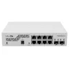 Verkkokytkin MikroTik CSS610-8G-2S+IN — 8x Gigabit RJ-45, 2x SFP+ 10G, PoE, 12–57V tulo