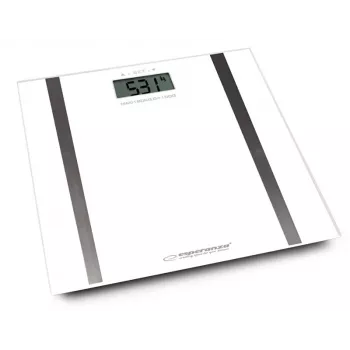Henkilövaaka Esperanza Samba EBS018W – elektroninen, 180 kg, valkoinen
