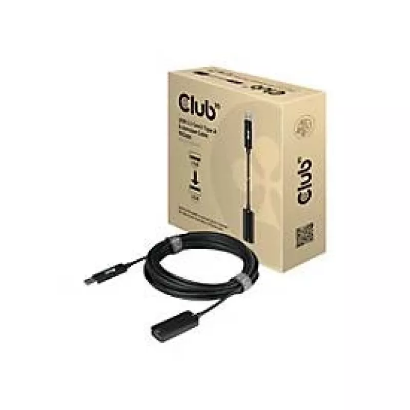 CLUB3D USB 3.2 Gen2 Type-A jatkokaapeli 10 Gbit/s M/F 5 m