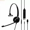 EPOS Sennheiser Headset Impact SC 635 USB-C 3,5mm USBC 3,5mm mono musta hopea (1000669)