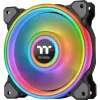 Thermaltake Riing Quad 14 RGB CL-F089-PL14SW-C 140 mm:n jäähdyttimen tuuletin, TT Premium Edition, musta