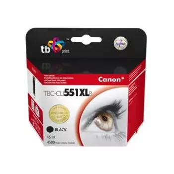 TB-yhteensopiva mustekasetti Canon CLI-551XL BK musta