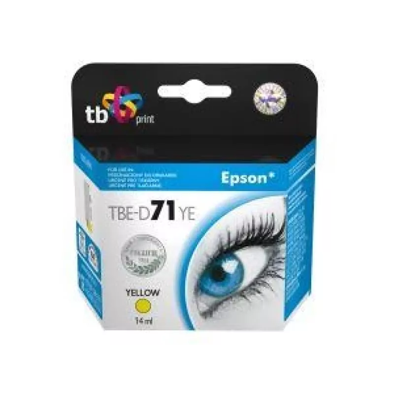Mustekasetti TB yhteensopiva Epson T0714 keltainen