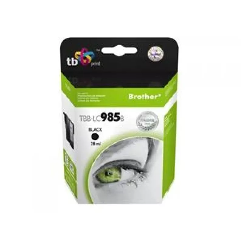 Mustepatruuna TB yhteensopiva S Brother LC 985 B 100 % uusi