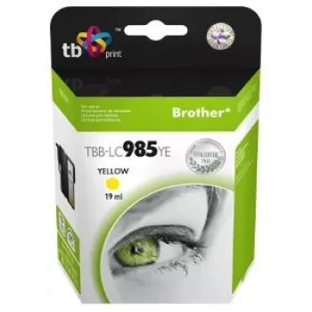 Mustepatruuna TB yhteensopiva S Brother LC 985 YE 100 % uusi