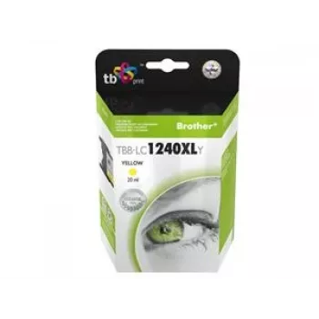 TB mustekasetti yhteensopiva Brother LC1240Y 100 % uusi