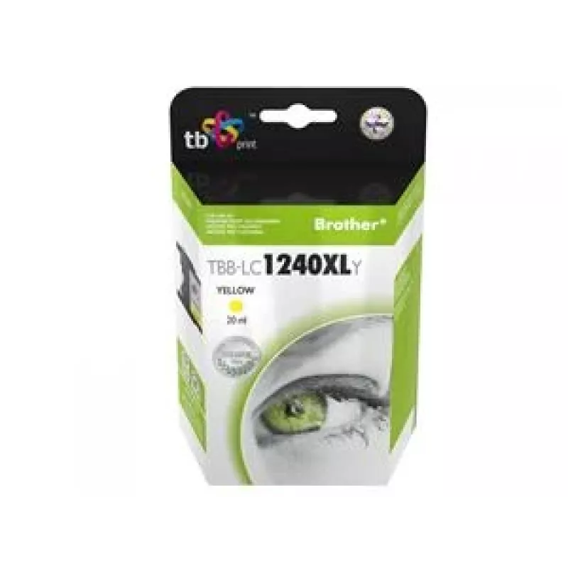TB yhteensopiva mustekasetti Brother LC1240XL:lle, keltainen (TBB-LC1240XLY)