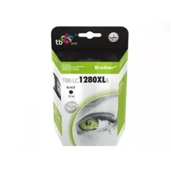 TB mustekasetti yhteensopiva Brother LC 1280XLBK 100 % uusi