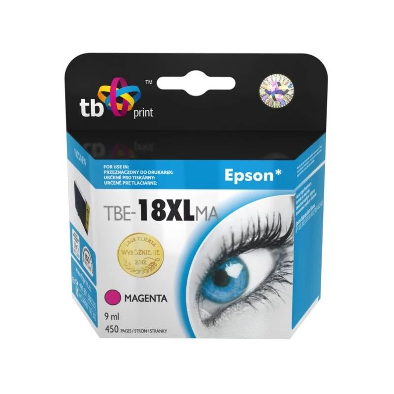 Mustekasetti TB yhteensopiva Epson T1813 M kanssa 100 % uusi