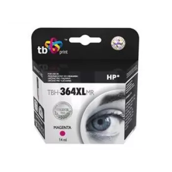 TB mustekasetti yhteensopiva HP CB324EE (nro 364), TBH-364XLMR, magenta