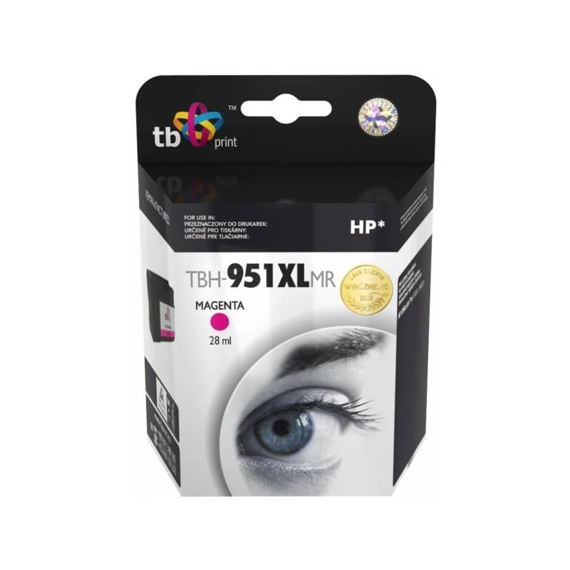Muste HP OJ Pro 8100 magenta kunnostettu TBH-951XLMR