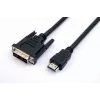 TB HDMI-DVI-kaapeli 1,8 m kultapäällysteinen, DVI 24+1