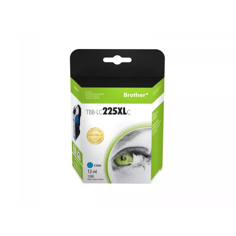 mustekasetti TB yhteensopiva Brother LC225XL syaani uusi