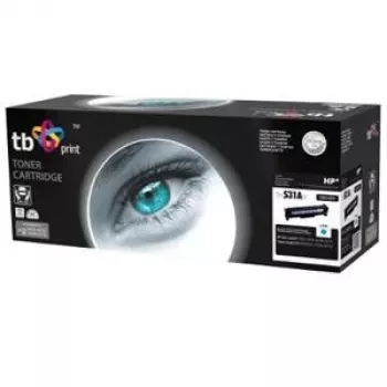 Värikasetti TB yhteensopiva HP CC531A kanssa, 100 % uusi, syaani