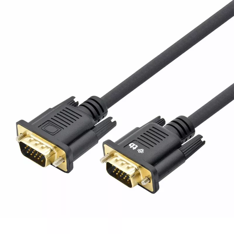 TB VGA-kaapeli 15M-15M 1,8 m musta-kulta (AKTBXVGAMMG180B)