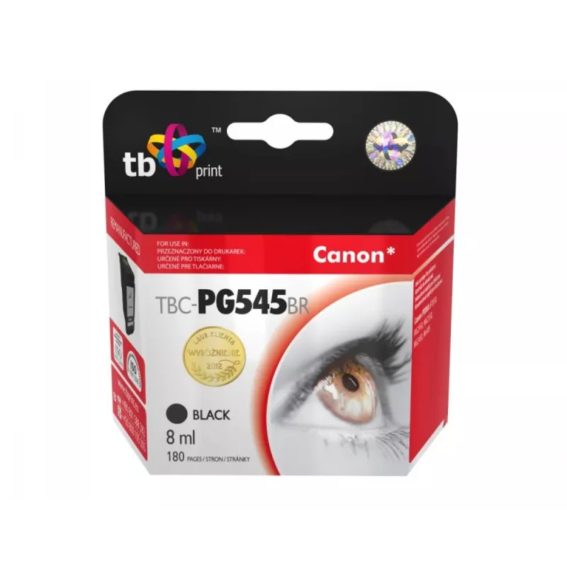 Muste Canon PIXMA iP2850/MG2950/2550/2450/MX495 TBC-PG545B BK ref.