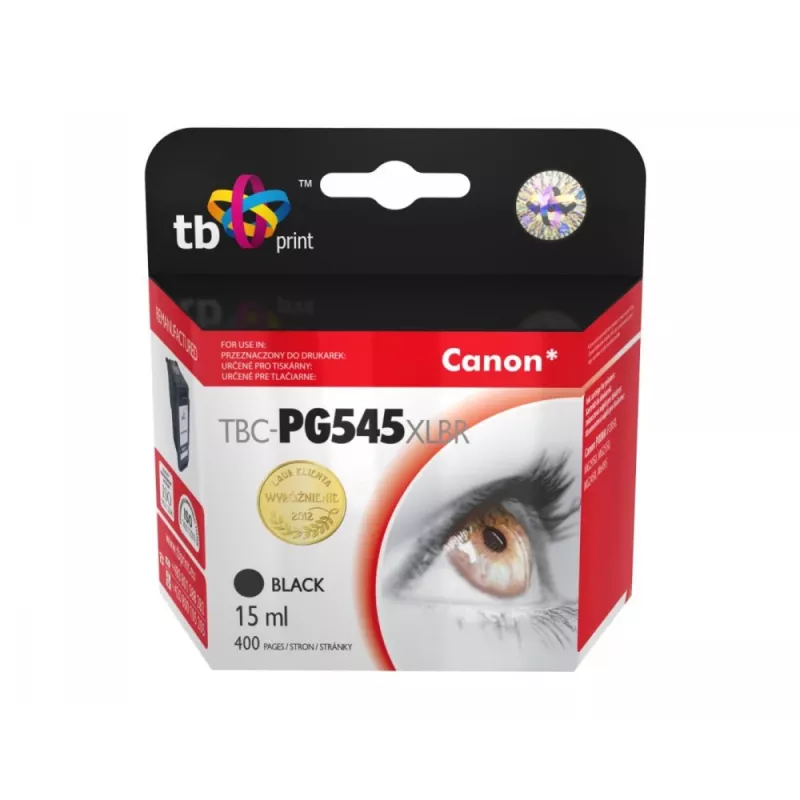 Muste Canon PIXMA iP2850/MG2950/2550/2450/MX495 TBC-PG545XLB ref.