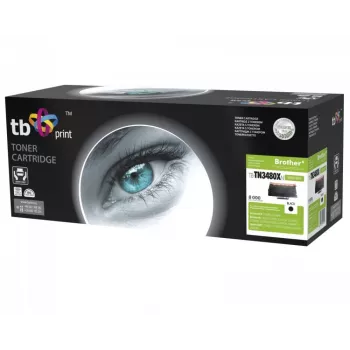 Värikasetti TB, yhteensopiva Brother TN3480:n kanssa, 100 % uusi