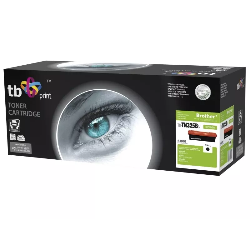 Värikasetti Brother TN325 B TB-TN325BN BK 100 % uusi