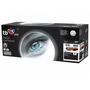 Värikasetti TB yhteensopiva HP CF217A LJ 104 kanssa, musta, kunnostettu