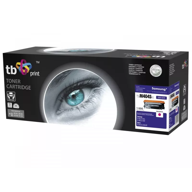 Värikasetti TB Komp S Samsung CLT-M404S, uusi, 1000, magenta