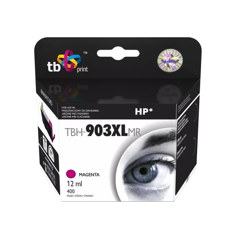 Muste HP OJ 6950 AiO TBH-903XLMR magenta uudelleenvalmistettu