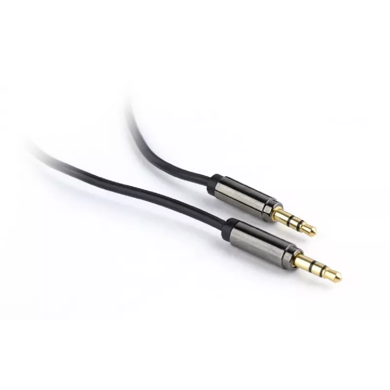 Gembird CCAP-444-1M audiokaapeli 3,5 mm musta (CCAP-444-1M)