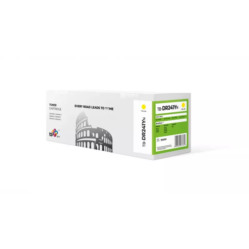 Rumpuyksikkö Brother DR241 TB-DR241YN 10000 sivua keltainen