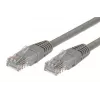 Patch-kaapeli Cat.5e RJ45 UTP 1 m harmaa