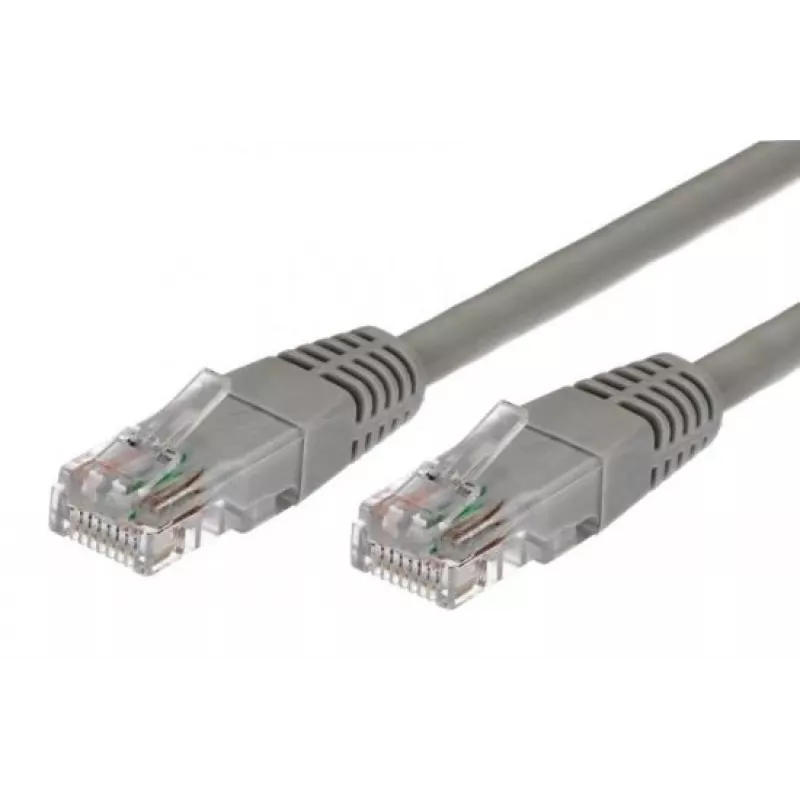 Cabel Patchcord cat.6 RJ45 UTP 1 m. harmaa