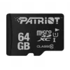 Muistikortti PATRIOT MicroSDXC 64GB UHS‑I Class 10 U1 80MB/s (PSF64GMDC10)