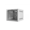 Lanberg WF10-2304-10S 10" seinäkiinnitteinen rack-kaappi 4U, 280×310 mm, lasiovi, 20 kg, harmaa (RAL 7035)