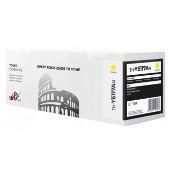 Värikasetti HP117A W2072A keltainen TH-YE117AN 100 % uusi