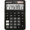 Laskin SENCOR SEC 372BK 12-numeroinen LCD yksinkertainen pöytälaskin, paristokäyttöinen