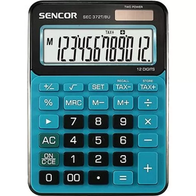 Laskin SEC 372BU pöytä, 12-numeroinen LCD