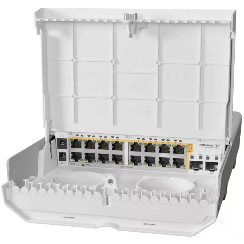 Kytkin Mikrotik netPower 16P L2/L3 Gigabit Ethernet Power over Ethernet