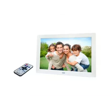 Digitaalinen valokuvakehys SENCOR SDF 874 WH — 8 tuuman IPS, 1280 x 800, valkoinen