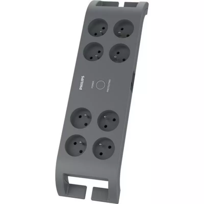 Ylijännitesuoja Philips SPN3180A/60 – 8 pistorasiaa, 2,0 m kaapeli