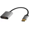 LogiLink CDA0108 videokaapeliadapteri 0,15 m DisplayPort HDMI musta harmaa