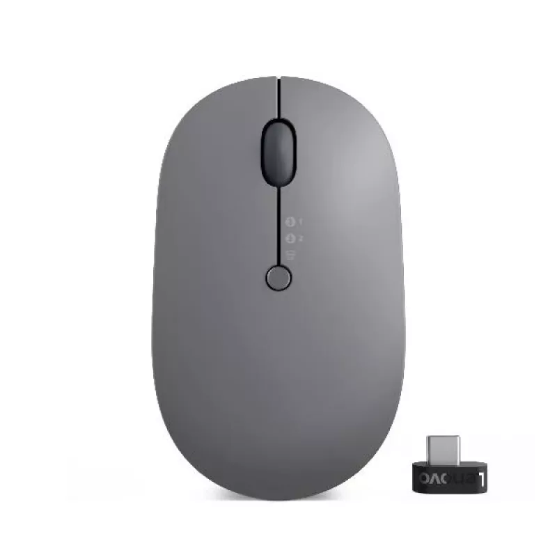 Lenovo Go Multi-Device hiiri toimisto molempikätinen RF Wireless + Bluetooth optinen 2400 DPI