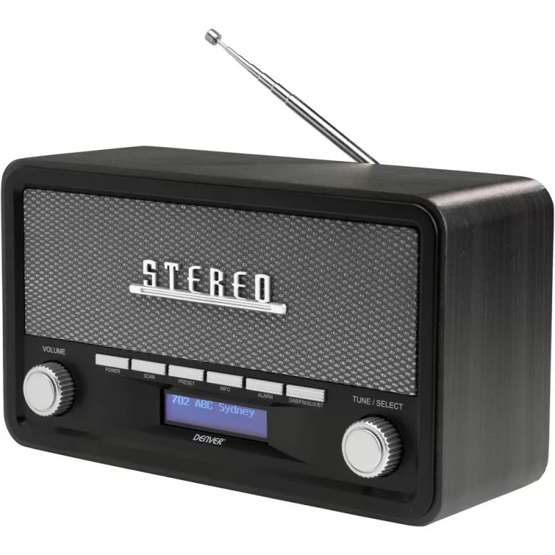 Denver DAB-18 tummanharmaa digitaalinen radio DAB+