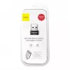 Baseus USB-uros - Type-C-naaras -sovitin muunnin musta