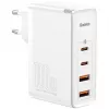 Matkalaturi Baseus GaN2 Pro Quick 2x USB + 2x USB-C, 100W, EU (valkoinen)