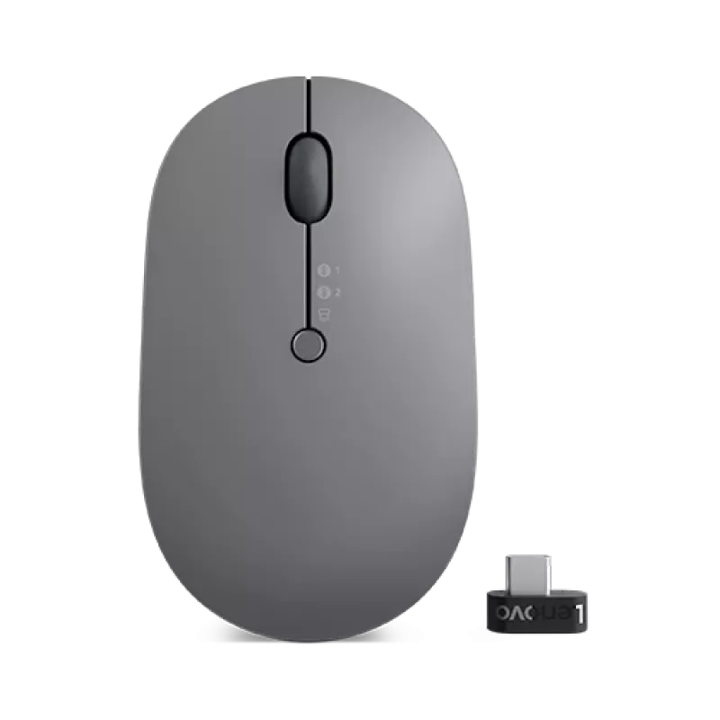 Lenovo Go langaton monilaitemikrofoni Office molempikätinen RF Wireless + Bluetooth + USB Type-A optinen 2400 DPI